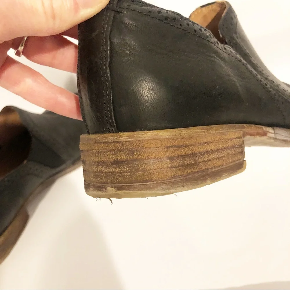 JOSEF SEIBEL Shoes Womens 6.5 Sienna 43 Leather Black Slip On Loafers Flats